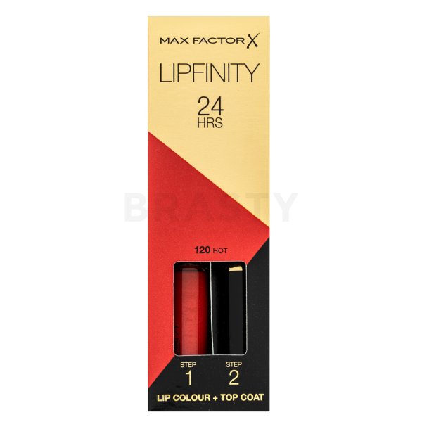 Max Factor Lipfinity Lip Colour barra de labios líquida de larga duración 120 Hot 4,2 g