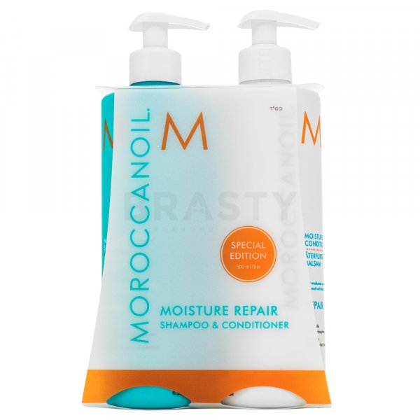 Moroccanoil Repair Moisture Repair Shampoo & Conditioner Set set pentru păr uscat si deteriorat 2 x 500 ml