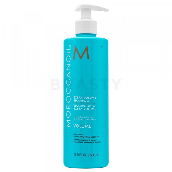 Moroccanoil Volume Extra Volume Shampoo sampon vékony szálú volumen nélküli hajra 500 ml