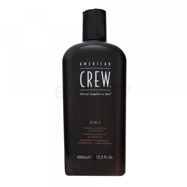American Crew 3-in-1 shampoo, conditioner en douchegel voor dagelijks gebruik 450 ml