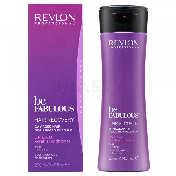 Revlon Professional Be Fabulous Recovery C.R.E.A.M. Keratin Conditioner balsamo rinforzante per capelli danneggiati 250 ml