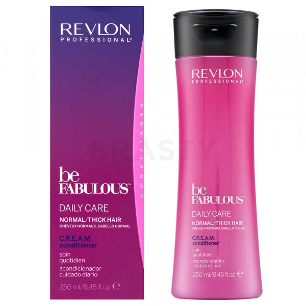 Revlon Professional Be Fabulous Normal/Thick C.R.E.A.M. Conditioner Acondicionador de fortalecimiento para cabello normal a seco 250 ml