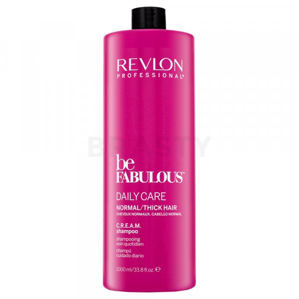 Revlon Professional Be Fabulous Normal/Thick C.R.E.A.M. Shampoo szampon wzmacniający do włosów normalnych i grubych 1000 ml