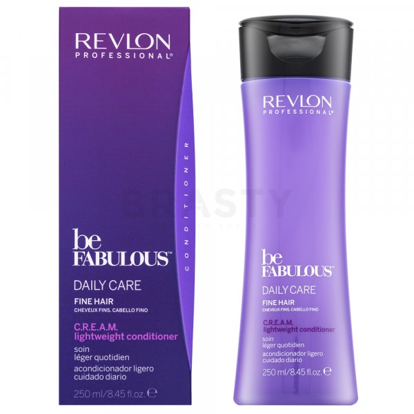 Revlon Professional Be Fabulous Fine C.R.E.A.M. Lightweight Conditioner vyživujúci kondicionér pre jemné vlasy 250 ml