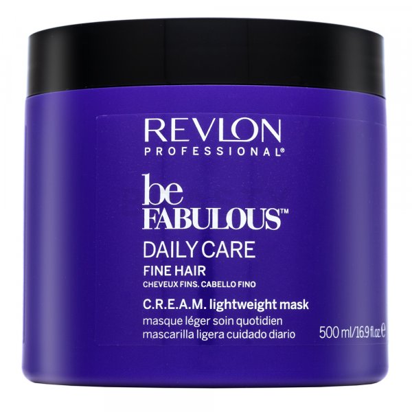 Revlon Professional Be Fabulous Fine C.R.E.A.M. Lightweight Mask mască hrănitoare pentru păr fin 500 ml