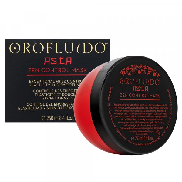 Orofluido Asia Zen Control Mask vyživující maska pro nepoddajné a poškozené vlasy 250 ml