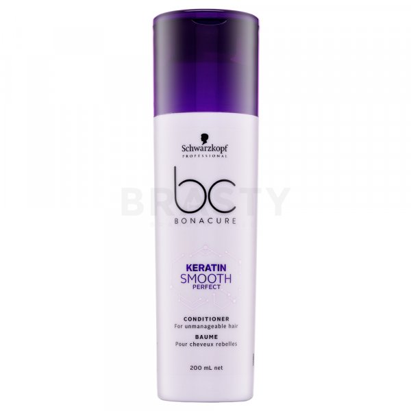 Schwarzkopf Professional BC Bonacure Keratin Smooth Perfect Conditioner Conditioner für widerspenstiges Haar 200 ml