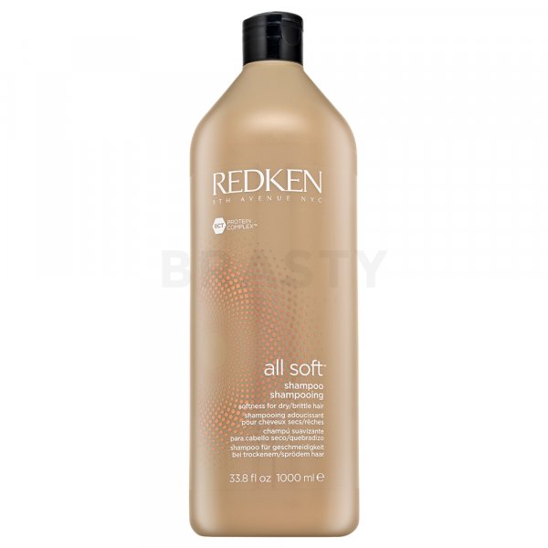 Redken All Soft Shampoo vyživujúci šampón pre suché a poškodené vlasy 1000 ml
