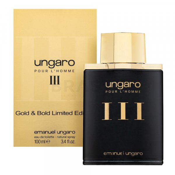 Emanuel Ungaro Homme III Gold & Bold Limited Edition Eau de Toilette bărbați 100 ml