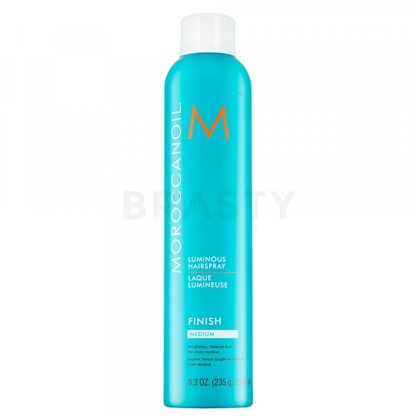 Moroccanoil Finish Luminous Hairspray Medium lakier do włosów z formułą wzmacniającą do średniego utrwalenia 330 ml