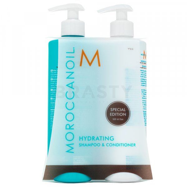Moroccanoil Hydration Hydrate Shampoo & Conditioner Set sada pro suché a poškozené vlasy 2 x 500 ml