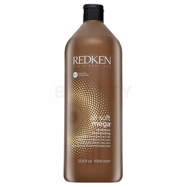 Redken All Soft Mega Shampoo smoothing shampoo for coarse and unruly hair 1000 ml