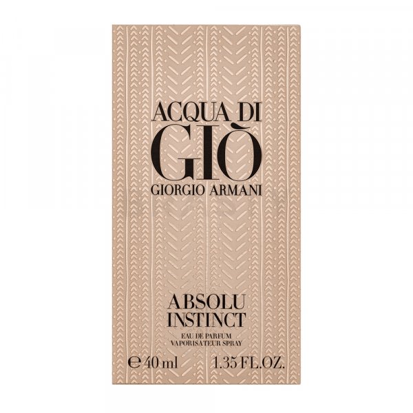 Armani (Giorgio Armani) Acqua di Gio Absolu Instinct Eau de Parfum da uomo 40 ml