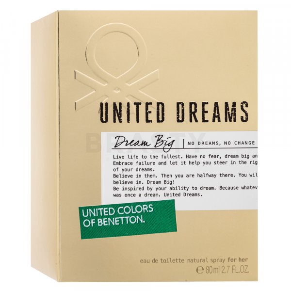 Benetton United Dreams Dream Big Eau de Toilette da donna 80 ml