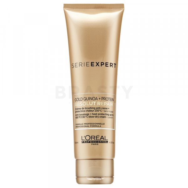 L´Oréal Professionnel Série Expert Absolut Repair Gold Quinoa + Protein Blow-Dry Cream protection Cream for heat treatment of hair 125 ml