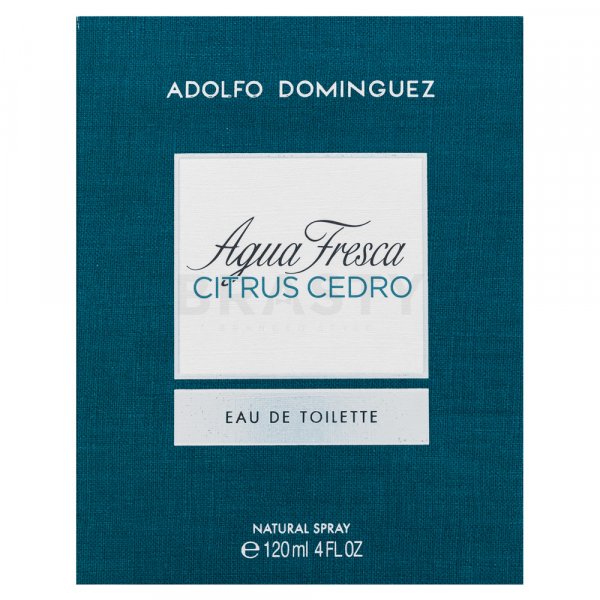 Adolfo Dominguez Agua Fresca Citrus Cedro Eau de Toilette da uomo 120 ml
