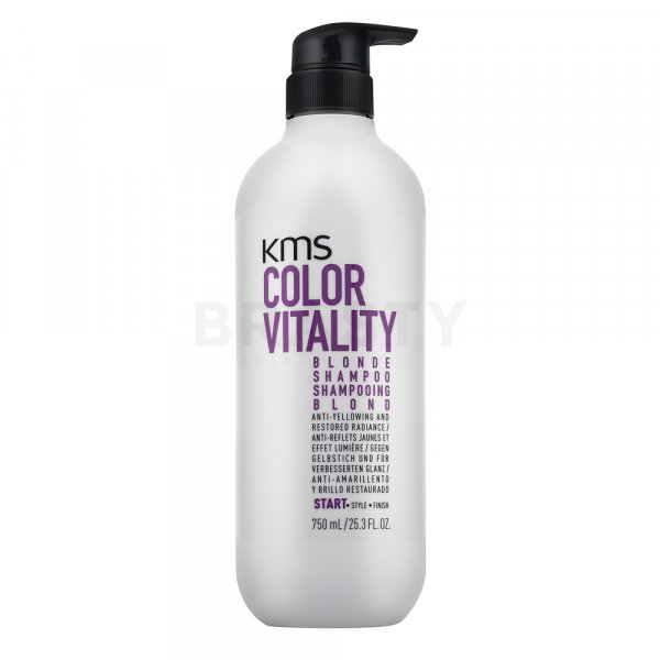 KMS Color Vitality Blonde Shampoo shampoo to neutralize yellow tones 750 ml