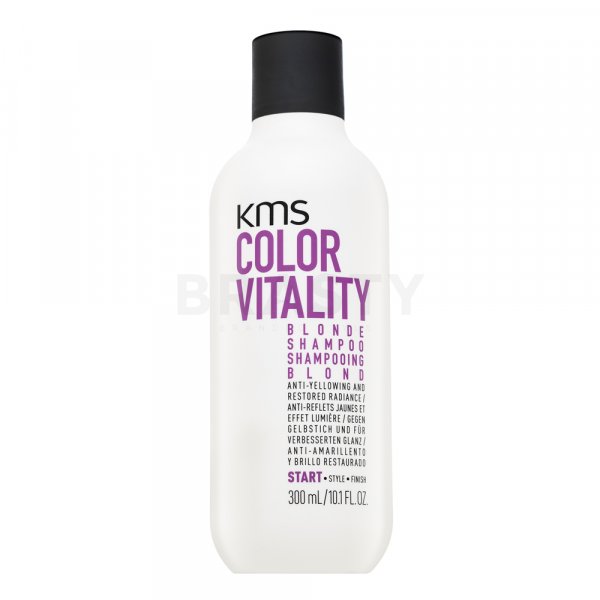 KMS Color Vitality Blonde Shampoo Shampoo für die Neutralisierung der gelben Töne 300 ml