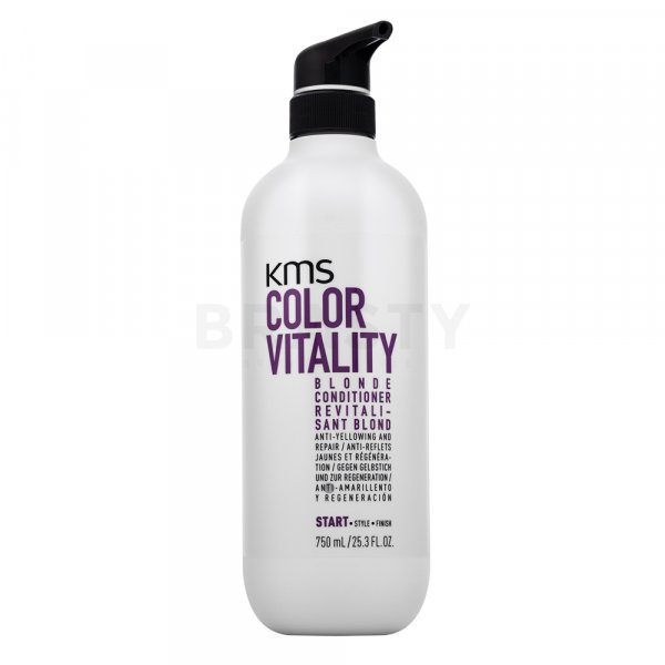 KMS Color Vitality Blonde Conditioner conditioner om gele tinten te neutraliseren 750 ml