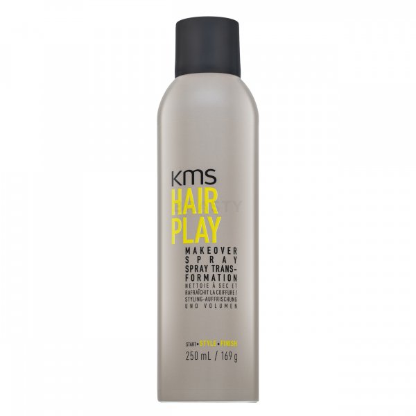 KMS Hair Play Makeover Spray suchý šampon pro objem a zpevnění vlasů 250 ml