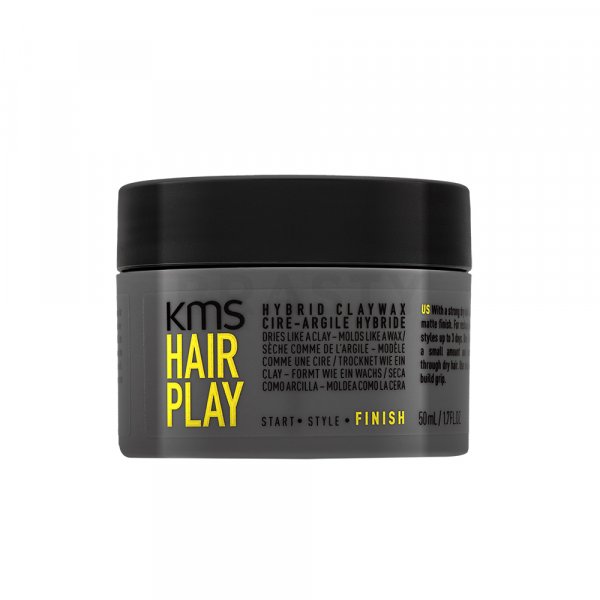 KMS Hair Play Hybrid Claywax Modelliermasse für Definition und Form 50 ml