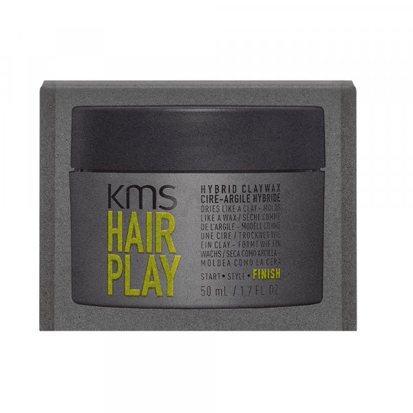 KMS Hair Play Hybrid Claywax argilla modellante per definizione e forma 50 ml
