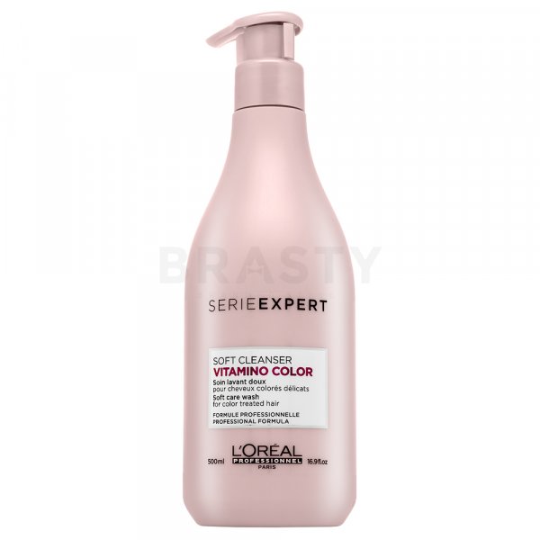 L´Oréal Professionnel Série Expert Vitamino Color Soft Cleanser bezsiarczanowy szampon dla połysku i ochrony farbowanych włosów 500 ml