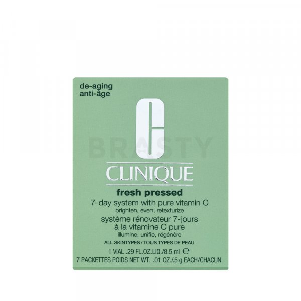 Clinique Fresh Pressed 7-Day System with Pure Vitamin C serum rozjaśniające z witaminą C przeciw starzeniu się skóry 7x0,5 g