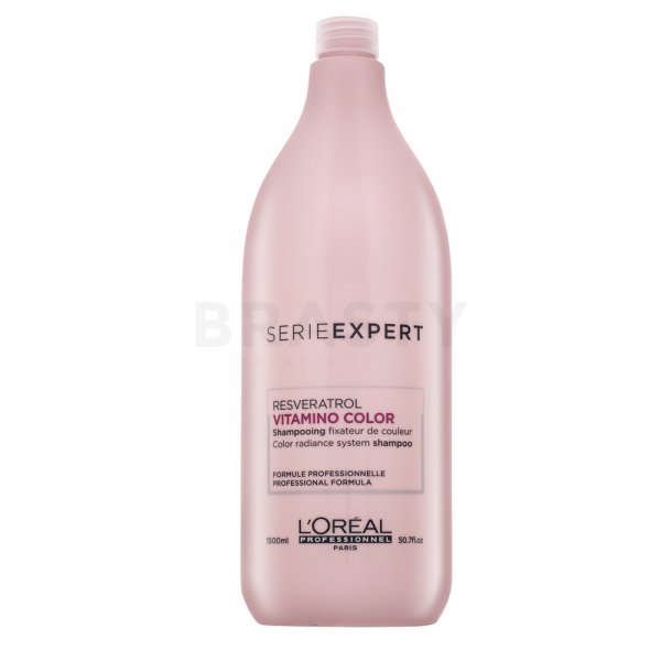 L´Oréal Professionnel Série Expert Vitamino Color Resveratrol Shampoo укрепващ шампоан За блясък и защита на боядисаната коса 1500 ml