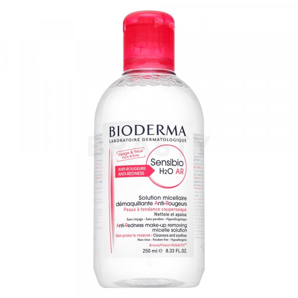 Bioderma Sensibio H2O AR Micellar Cleansing Water odličovací micelární voda proti zarudnutí 250 ml
