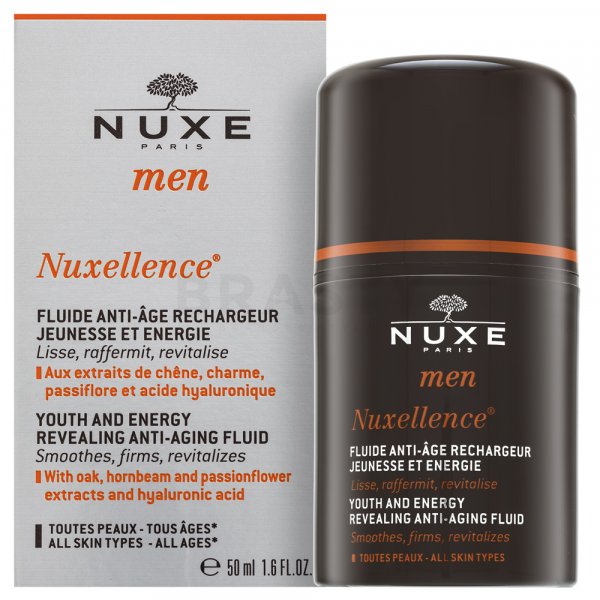 Nuxe Men Nuxellence Youth and Energy Revealing Anti-Aging Fluid fluid energizant anti îmbătrânirea pielii 50 ml
