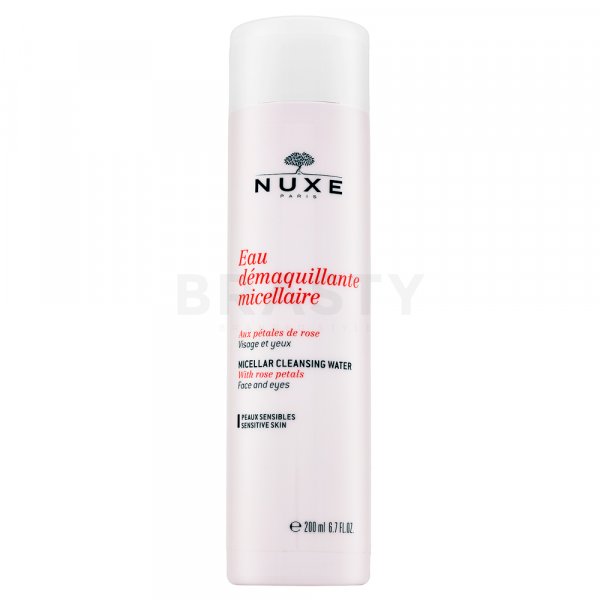 Nuxe Micellar Cleansing Water with Rose Petals agua micelar desmaquillante para piel sensible 200 ml