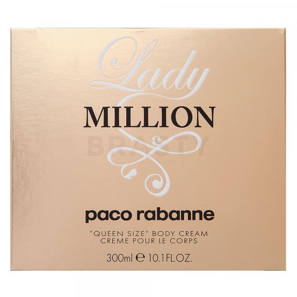 Paco Rabanne Lady Million tělový krém pro ženy 300 ml