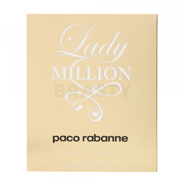 Paco Rabanne Lady Million Eau de Toilette für Damen 80 ml