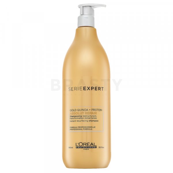 L´Oréal Professionnel Série Expert Absolut Repair Gold Quinoa + Protein Shampoo Pflegeshampoo für stark geschädigtes Haar 980 ml
