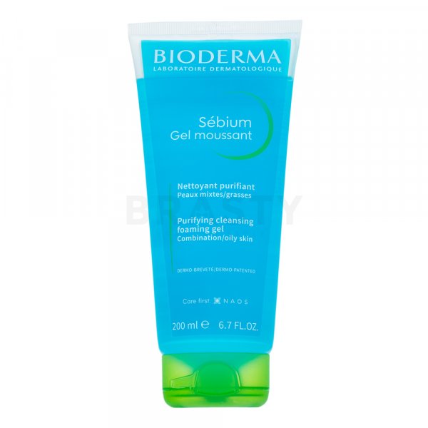 Bioderma Sébium Gel Moussant Purifying Cleanising Foaming gel de curățare pentru piele normală / combinată 200 ml