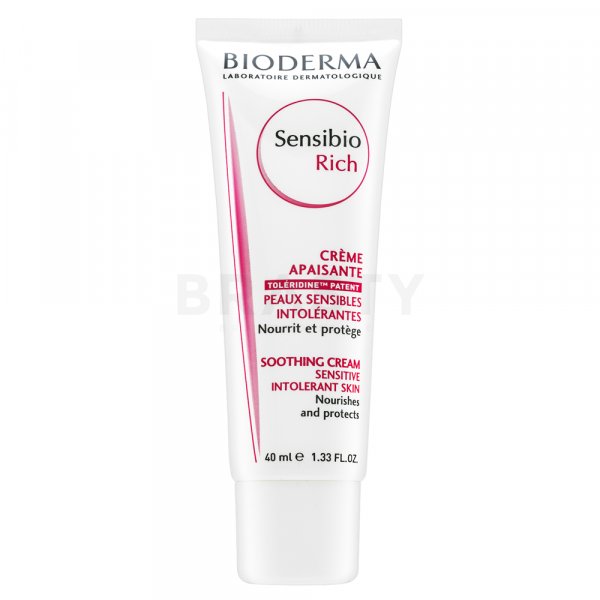 Bioderma Sensibio Rich Soothing Cream łagodząca emulsja o działaniu nawilżającym 40 ml