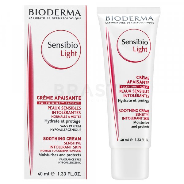 Bioderma Sensibio Light Soothing Cream ochranný krém s hydratačním účinkem 40 ml