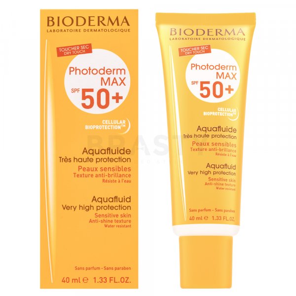Bioderma Photoderm MAX Aquafluid SPF 50+ loțiune de protecție solară pentru piele sensibilă 40 ml
