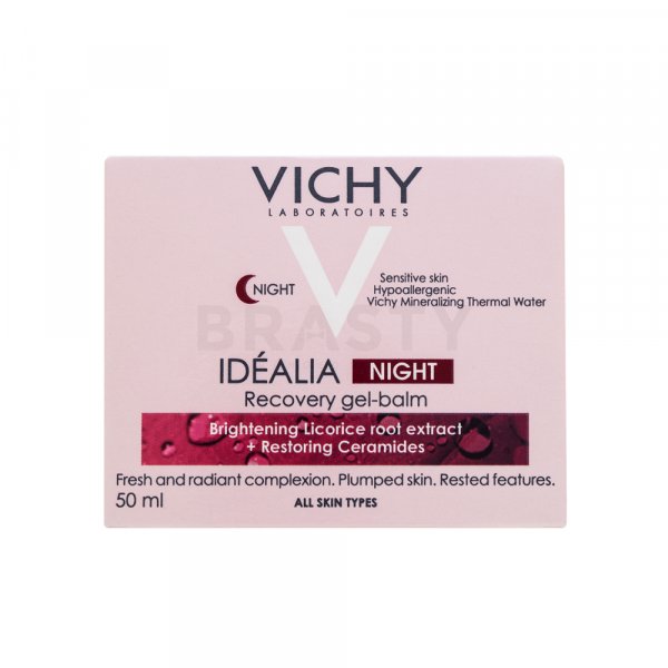 Vichy Idéalia Night Recovery Gel-Balm żelowa maseczka na noc z kompleksem odnawiającym skórę 50 ml