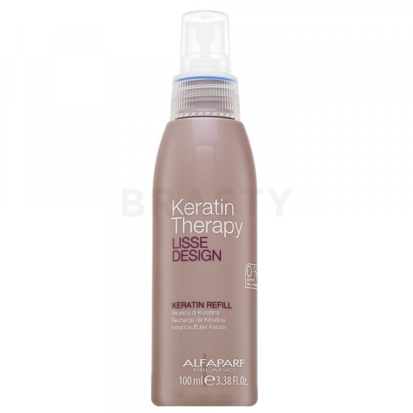 Alfaparf Milano Lisse Design Keratin Therapy Keratin Refill грижа без изплакване за непокорна коса 100 ml