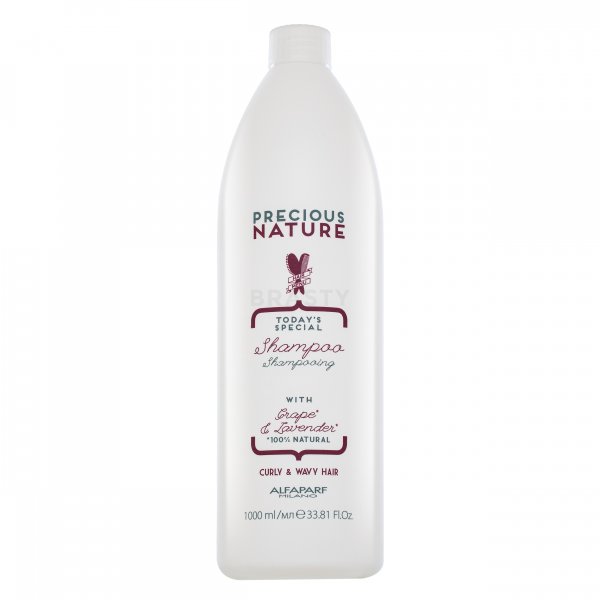 Alfaparf Milano Precious Nature Today's Special Shampoo Grape & Lavender shampoo nutriente per capelli mossi e ricci 1000 ml