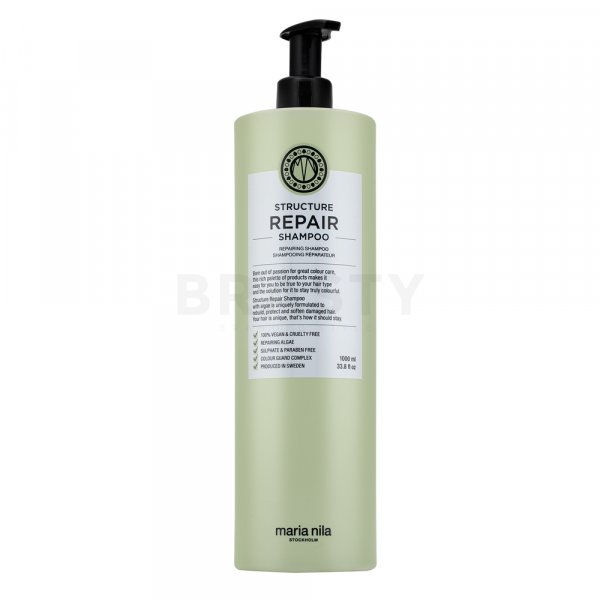 Maria Nila Structure Repair Shampoo vyživujúci šampón pre suché a poškodené vlasy 1000 ml