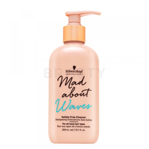 Schwarzkopf Professional Mad About Waves Sulfate-Free Cleanser Shampoo ohne Sulfat für welliges Haar 300 ml