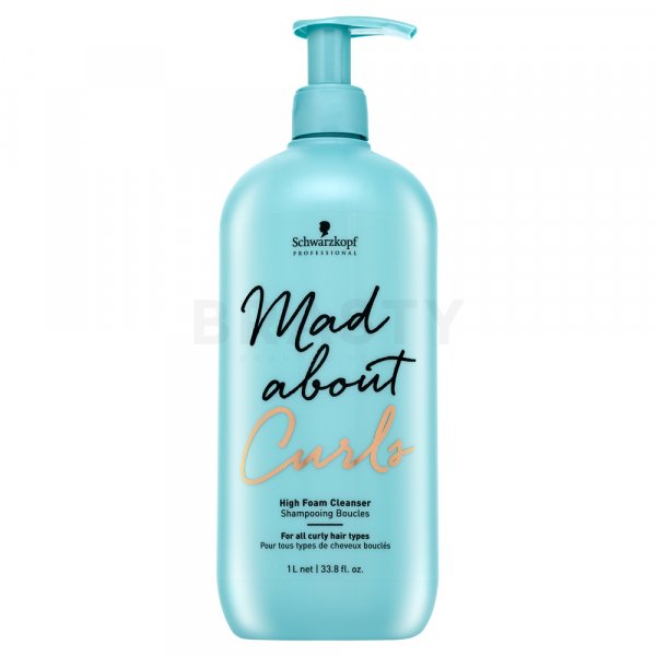 Schwarzkopf Professional Mad About Curls High Foam Cleanser shampoo detergente per capelli mossi e ricci 1000 ml