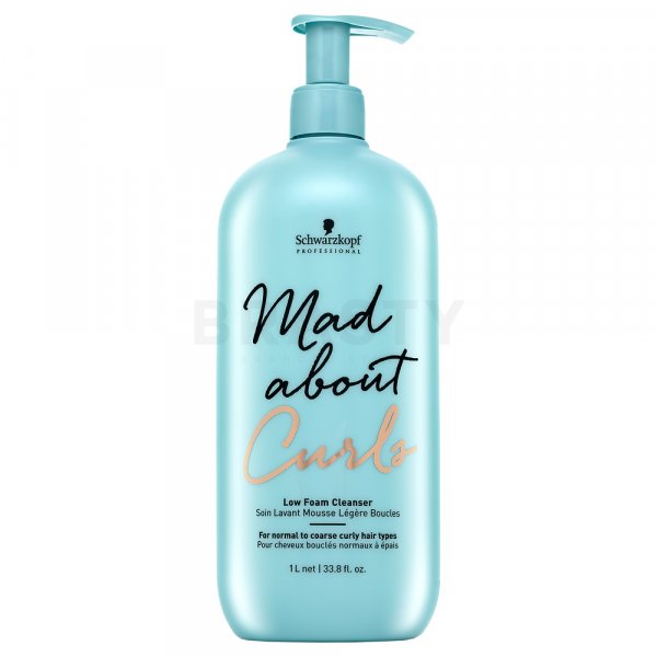 Schwarzkopf Professional Mad About Curls Low Foam Cleanser szampon oczyszczający do włosów falowanych i kręconych 1000 ml