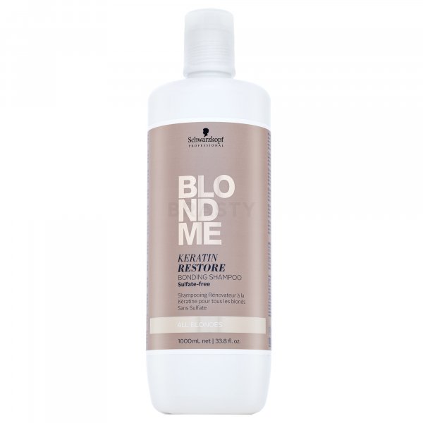 Schwarzkopf Professional BlondMe Keratin Restore Bonding Shampoo All Blondes nourishing shampoo for blond hair 1000 ml
