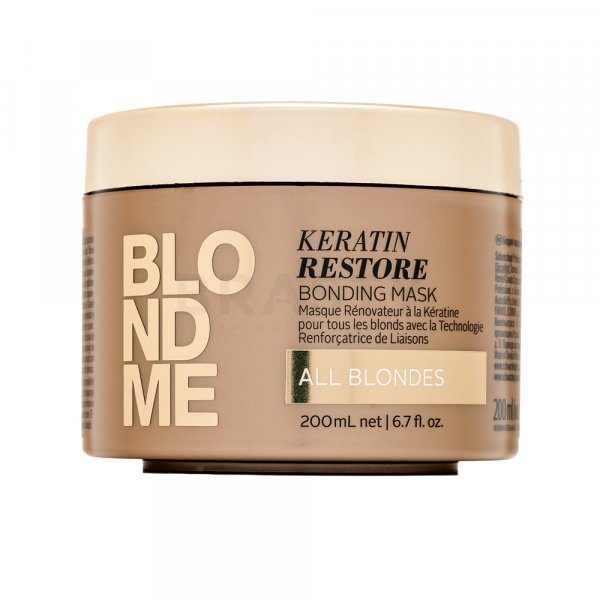 Schwarzkopf Professional BlondMe Keratin Restore Bonding Mask All Blondes pflegende Haarmaske für blondes Haar 200 ml