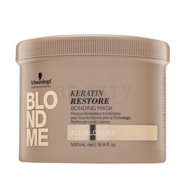 Schwarzkopf Professional BlondMe Keratin Restore Bonding Mask All Blondes pflegende Haarmaske für blondes Haar 500 ml