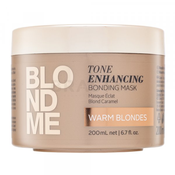 Schwarzkopf Professional BlondMe Tone Enhancing Bonding Mask Warm Blondes vyživující maska pro oživení teplých blond odstínů vlasů 200 ml